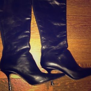 Jimmy Choo Black leather boots
